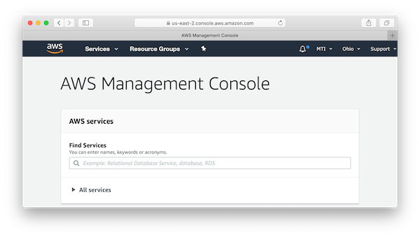 AWS Management Console